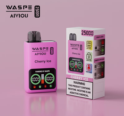 WASPE 25000 25K Puffs Disposable Vape 0% 2% 3% 5% Nicotine 10Tastes LED Display Factory Direct