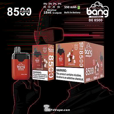 Vape monouso originale Bang DE 8500 Puffs all'ingrosso - Dispositivo di svapo monouso ad alta capacità