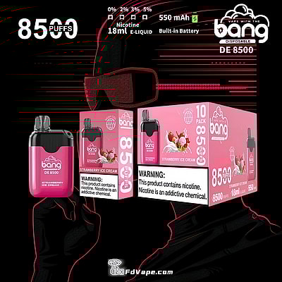 Vape monouso originale Bang DE 8500 Puffs all'ingrosso - Dispositivo di svapo monouso ad alta capacità