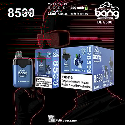 Vape monouso originale Bang DE 8500 Puffs all'ingrosso - Dispositivo di svapo monouso ad alta capacità