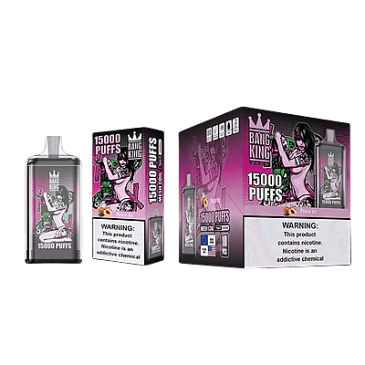 Nouveau modèle chinois Bang King 15000 15k Puffs Vape jetable - Dispositif de vape jetable haute capacité