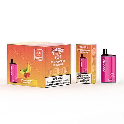 DOLODA Extra Box 6000 Puffs Disposable Vape - High-capacity disposable vaping device.