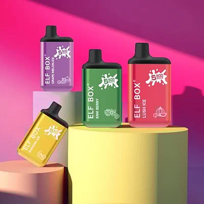 Original Wholesale ELF BOX 5500 Puffs Disposable Vape - High-capacity disposable vaping device