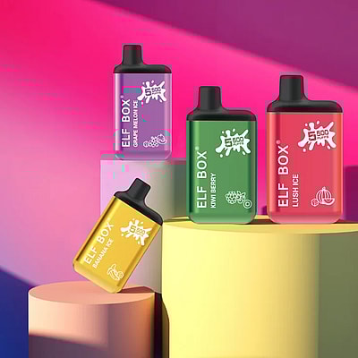 Originele groothandel ELF BOX 5500 Puffs wegwerpvape - Wegwerpvape-apparaat met hoge capaciteit