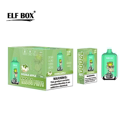 Original Wholesale ELF Box Digital 12000 Puffs Disposable Vape - High-capacity disposable vaping device with digital display
