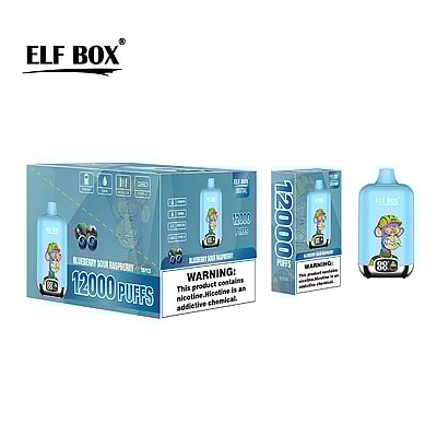 Original Wholesale ELF Box Digital 12000 Puffs Disposable Vape - High-capacity disposable vaping device with digital display