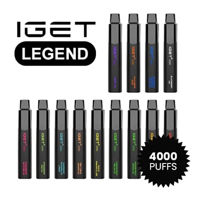 IGET Legend 5% Vape monouso alla nicotina 4000 Puff