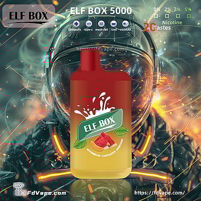 Original Wholesale ELF BOX 5000 Puffs Disposable Vape - High-capacity disposable vaping device