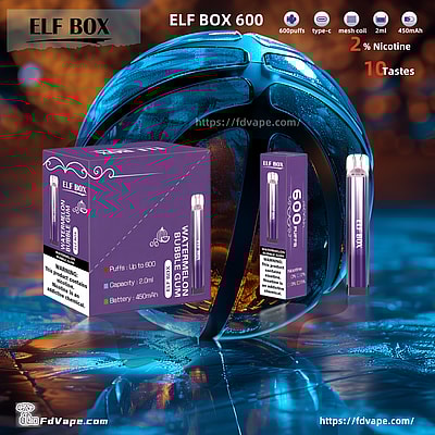 riginal Wholesale ELF BOX 600 Puffs Disposable Vape - Compact disposable vaping device