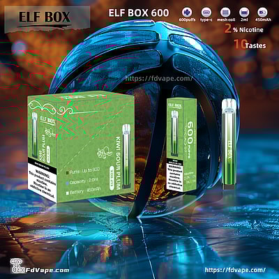 riginal Wholesale ELF BOX 600 Puffs Disposable Vape - Compact disposable vaping device