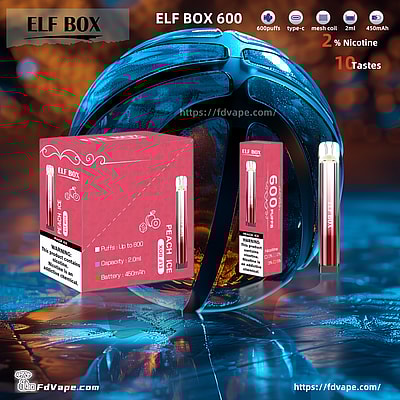riginal Wholesale ELF BOX 600 Puffs Disposable Vape - Compact disposable vaping device