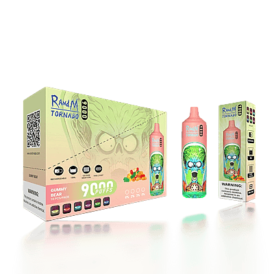 Originele groothandel RandM Tornado 9000 9k Puffs wegwerpvape - Wegwerpvape-apparaat met hoge capaciteit