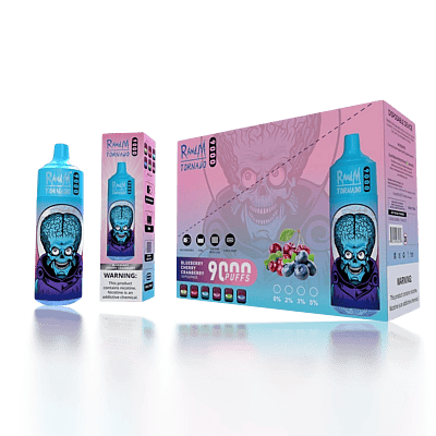 Original grossist RandM Tornado 9000 9k Puffs disponibel vape - högkapacitet engångs vaping enhet