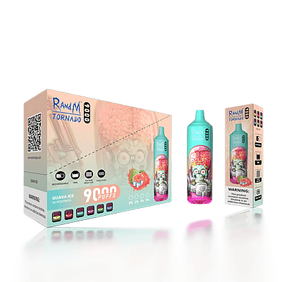 Original grossist RandM Tornado 9000 9k Puffs disponibel vape - högkapacitet engångs vaping enhet