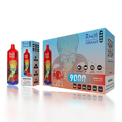Originele groothandel RandM Tornado 9000 9k Puffs wegwerpvape - Wegwerpvape-apparaat met hoge capaciteit