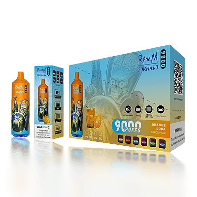 Originele groothandel RandM Tornado 9000 9k Puffs wegwerpvape - Wegwerpvape-apparaat met hoge capaciteit