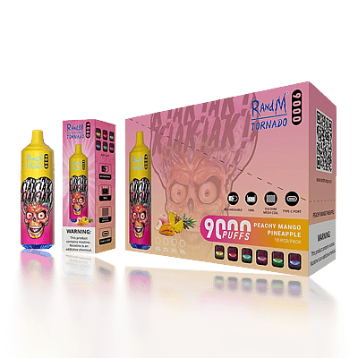 Originele groothandel RandM Tornado 9000 9k Puffs wegwerpvape - Wegwerpvape-apparaat met hoge capaciteit