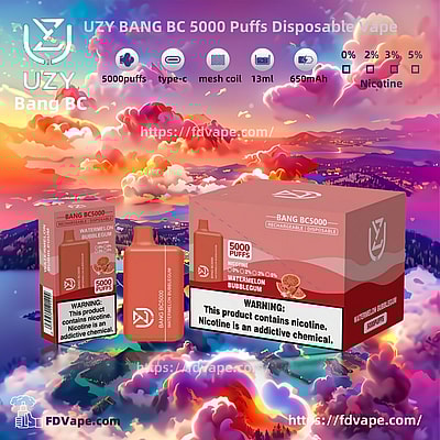 UZY BANG BC 5000 Puffs Disposable Vape - Einweg-Vape-Gerät mit hoher Kapazität