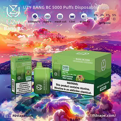 UZY BANG BC 5000 Puffs Disposable Vape - Einweg-Vape-Gerät mit hoher Kapazität