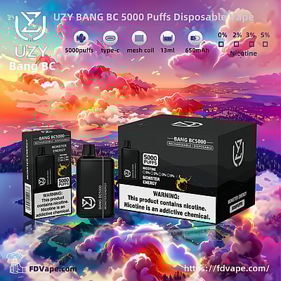 UZY BANG BC 5000 Puffs Disposable Vape - Einweg-Vape-Gerät mit hoher Kapazität