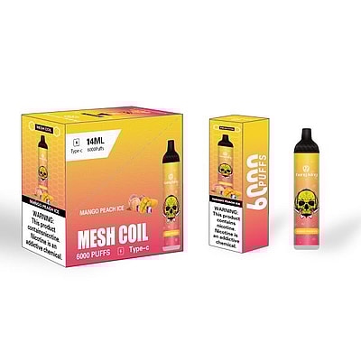 Bang King Vape 6000 baforadas 0% 2% 3% 5% Pod descartável de nicotina vape
