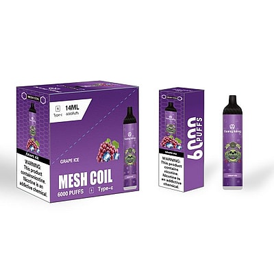 Bang King Vape 6000 baforadas 0% 2% 3% 5% Pod descartável de nicotina vape