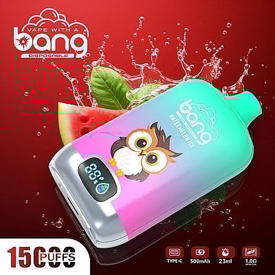 Bang Digital 15000 15k Puffs LED Power Display Vape desechable original al por mayor - Dispositivo de vapeo desechable de alta capacidad con pantalla de alimentación LED