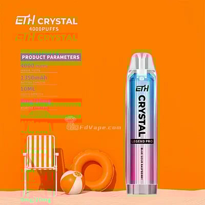 ETH Crystal 4000 4k Puffs Vape al por mayor desechable - Dispositivo vaping desechable de alta capacidad