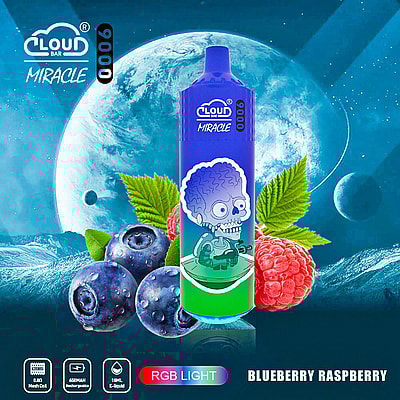 Cloud Bar 9000 Puffs Disposable Vape - High-capacity disposable vape device offering 9000 puffs