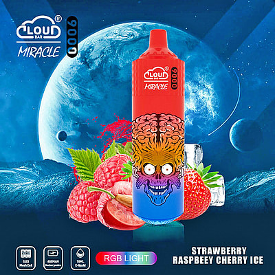 Cloud Bar 9000 Puffs Disposable Vape - High-capacity disposable vape device offering 9000 puffs