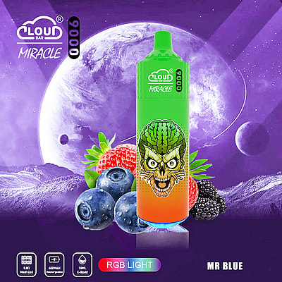 Cloud Bar 9000 Puffs Disposable Vape - High-capacity disposable vape device offering 9000 puffs