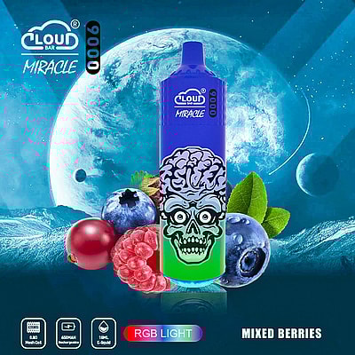 Cloud Bar 9000 Puffs Disposable Vape - High-capacity disposable vape device offering 9000 puffs