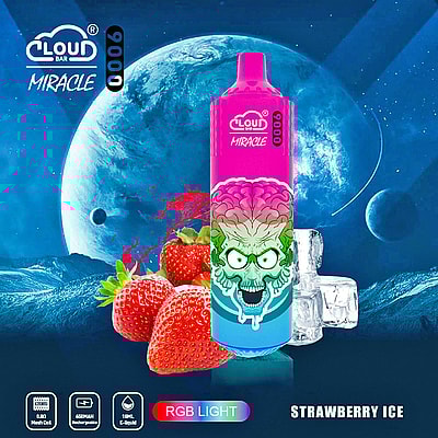 Cloud Bar 9000 Puffs Disposable Vape - High-capacity disposable vape device offering 9000 puffs