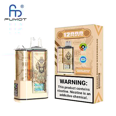 RandM Crystal 12000 Puffs Vape Descartável - Dispositivo vape descartável de alta capacidade que oferece 12.000 baforadas
