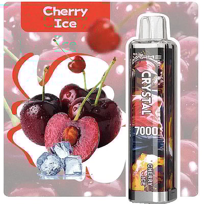 VAPME CRYSTAL 7000 Puffs Wegwerpvape - Wegwerpvape-apparaat met hoge capaciteit met 7000 trekjes