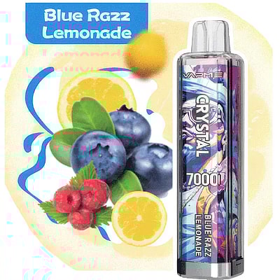 VAPME CRYSTAL 7000 Puffs Wegwerpvape - Wegwerpvape-apparaat met hoge capaciteit met 7000 trekjes