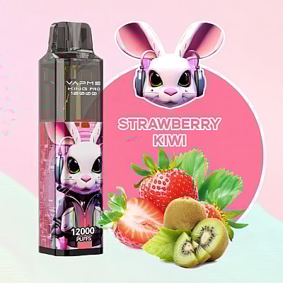 VAPME KING PRO 12.000 baforadas Vape descartável - Dispositivo vape descartável de alta capacidade que oferece 12.000 baforadas