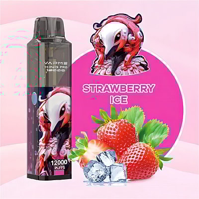 VAPME KING PRO 12.000 baforadas Vape descartável - Dispositivo vape descartável de alta capacidade que oferece 12.000 baforadas