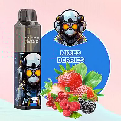 VAPME KING PRO 12000 Puffs Wegwerpvape - Wegwerpvape-apparaat met hoge capaciteit met 12000 trekjes