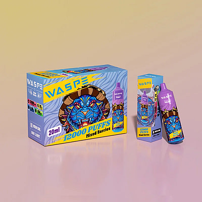WASPE 12000 12k Puffs Disposable Vape - High-capacity disposable vape device offering 12000 puffs