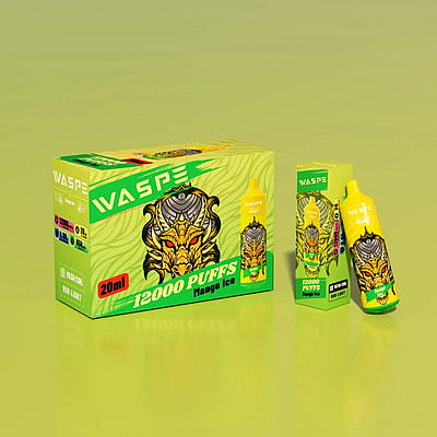 WASPE 12000 12k Puffs Disposable Vape - High-capacity disposable vape device offering 12000 puffs