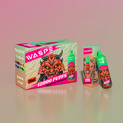 WASPE 12000 12k Puffs Disposable Vape - High-capacity disposable vape device offering 12000 puffs