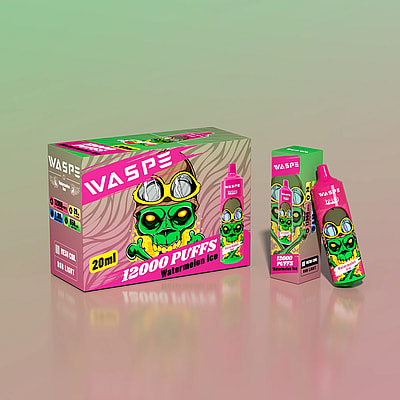 WASPE 12000 12k Puffs Disposable Vape - High-capacity disposable vape device offering 12000 puffs