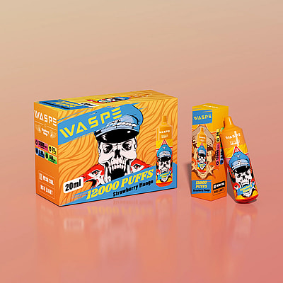 WASPE 12000 12k Puffs Disposable Vape - High-capacity disposable vape device offering 12000 puffs