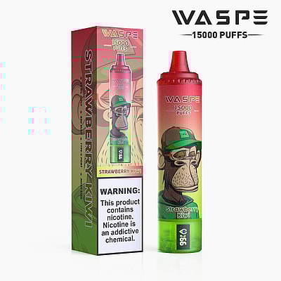 WASPE 15000 15k Puffs Disposable Vape - Engångsvape med hög kapacitet som erbjuder 15 000 puffar