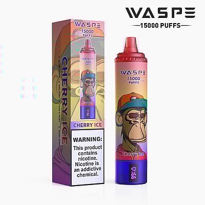 WASPE 15000 15k Puffs Disposable Vape - Engångsvape med hög kapacitet som erbjuder 15 000 puffar