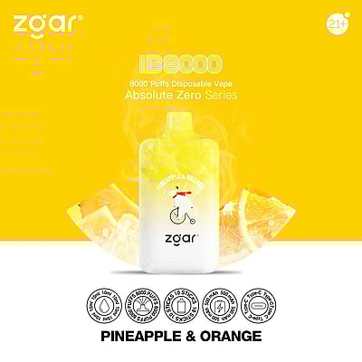 ZGAR ICE BOX 8000 8k Puffs Jetable Vape - Appareil de vape jetable haute capacité offrant 8000 bouffées
