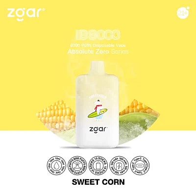 ZGAR ICE BOX 8000 8k Puffs Disposable Vape - High-capacity disposable vape device offering 8000 puffs