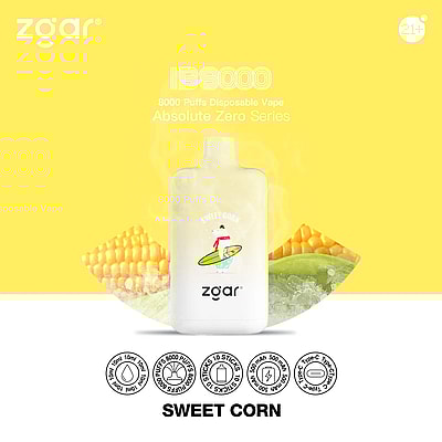 ZGAR ICE BOX 8000 8k Puffs Jetable Vape - Appareil de vape jetable haute capacité offrant 8000 bouffées