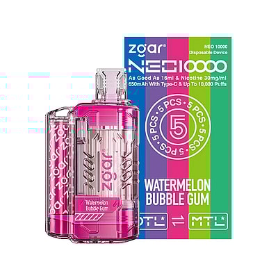 ZGAR NEO 10000 10k Puffs Disposable Vape - Högkapacitets engångs vape-enhet som erbjuder 10000 puffar